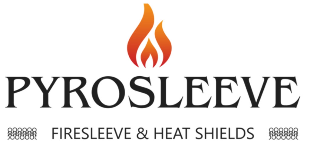 Pyrosleeve Logo - Pyrosleeves, Firesleeves and Pyrotapes provide essential protection for personnel against burns from hot hoses and steam lines. They also offer excellent insulation properties, enabling systems to be more efficient and environmentally friendly.